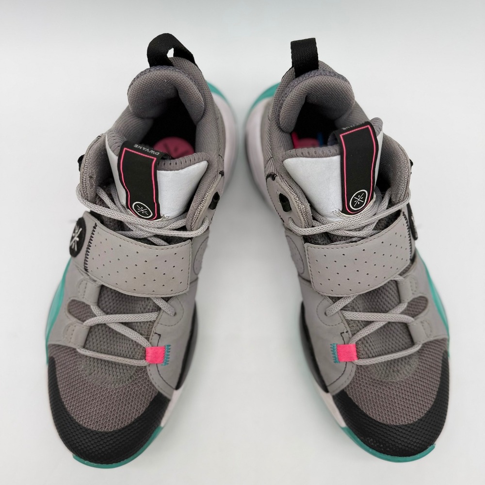 Li-Ning Way of Wade All City 8 Mens10.5 V2 Grey Teal Pink ABPR071-1H Basketball - Picture 5 of 8